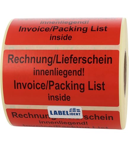 Warnetiketten Sammelsendung – 30x62 Mm, Permanent Produktbild-Vorschau 5
