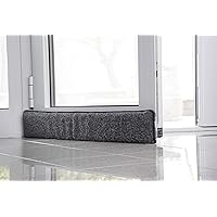 K. & N. Schurwolle Zugluftstopper 80cm Braun - Türdichtung Aus 100% Schurwolle