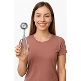 Transformacion Inox 4 Cm Dondurma Kaşığı - Karpuz Kurabiye K&ouml;fte Helva Porsiyonlama 722039 Gri
