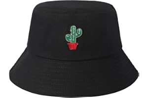 ZLYC Unisex Cute Print Bucket Hat Summer Travel Fisherman Cap for Women Men Teens