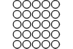 Othmro - O-ring in gomma fluoro, diametro 5,5 mm, diametro 3,5 mm, spessore 1 mm, confezione da 25