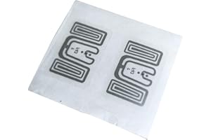YARONGTECH RFID UHF Tag impinj Pegatina F43 6C 860~960MHz Tamaño pequeño incrustaciones (Paquete de 20)