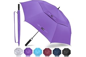 ZOMAKE Ombrelli da Pioggia XXL/XL/L/M - 110/100/94/90CM Ombrello da Golf Antivento Automatico - Ombrello Gigante da Pioggia per Uomo E Donna con Design a Doppia Calotta
