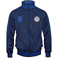 Chelsea FC Mens Jacket Track Top Retro Official Football Gift