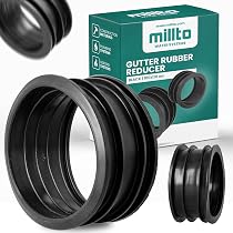 Fallrohrfilter-Set (2 Stück) – Laubschutz Für 5x7,6 Cm Oder 7,6x10,2 Cm Regenfallrohre, Mit Flexibler Reinigungsöffnung, Braun