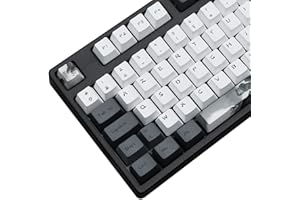 MOLGRIA Ink Lotus Lot de 140 Touches personnalisées pour Clavier de Jeu, PBT OEM Profile Dye Sublimation pour Clavier Frech ANSI/ISO