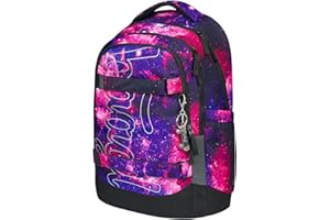 Baagl Schulrucksack für Jungen Mädchen Teenager - Skate Max - Skateboard Rucksack - Kinderrucksack mit Laptopfach und Brustgurt für Schule, Weiterführendeschule, Mittelschule, 30 l