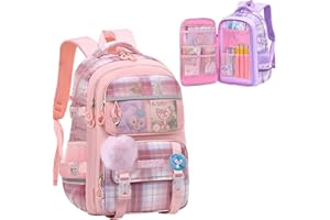 WYCY Sac à Dos pour Filles Mode Réfrigérateur Porte Cartable Grande Capacité Kawaii Sac à Dos Scolaire avec et Sac à Dos Fille étanche