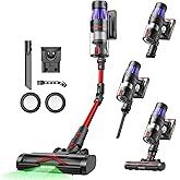 Ultenic U16 Flex Cordless Vacuum Cleaner 50,000Pa Suction, Foldable Design, Tangle-Free Brush, 60 Mins Runtime, LED Dust Dete