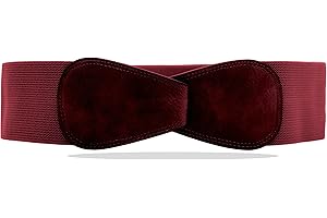 Van Der Rich ® - Cinturón Obi Elástico Ancho Extensible 7 cm - Mujer