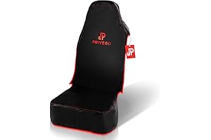 PRIVEGO® Protection de siège Antidérapant lors de l'entrée et de la sortie Protection d'atelier Ajustement idéal & protection parfaite pour tous les sièges de voiture Housse de siège universelle