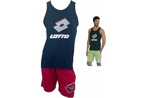 Lotto Completo Uomo Sportivo - T-Shirt + Pantaloncino - Completo uomo Casa - Completo Uomo Estivo Cotone - Pigiama Uomo Corto Estivo - Homewear -