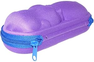 Optotec lustiges Brillenetui für Kinder in Nilpferd und Frosch Form violett
