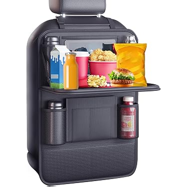 3-Laags Auto Netvak Rugleuning Organizer - Multifunctioneel Met Huisdier & Kinderbescherming