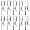 SCNNC G6.35 Halogen Light Bulbs 2 Pin 12V 50W Dimmable, 650LM Warm White 2700K, GY6.35 Halogen Capsule Bulb, for Chandeliers, Track Lights, Landscape Lights, Desk Lamps, Pack of 10