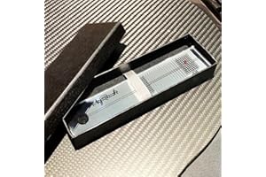 CNANRNANC Strumento goniometro per allineamento cartucce, superficie a specchio per un corretto allineamento, ottimizza la qualità del suono, adatto a tutti i sistemi di giradischi