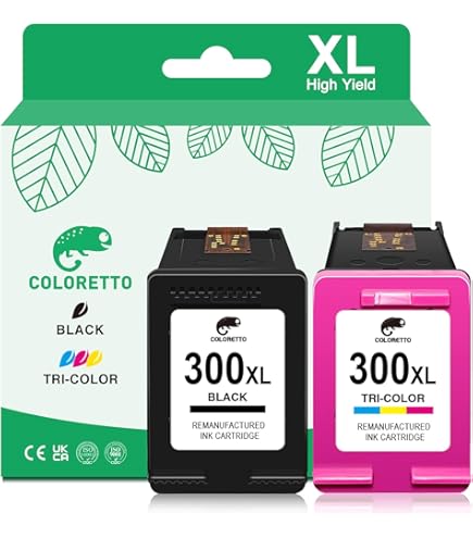 ZIPRINT Cartucho de Tinta Compatible HP 300XL 300 XL para HP Deskjet F4580 F4280 F2480 Photosmart C4780 C4680 HP Deskjet F2420 F4224 D1660 D5560 (Negro,Color,2-Pack
