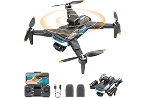 OBEST Drone Avec Camera 4K Moteur Brushless,Drones Radiocommandés Avec 4 Caméras HD,Évitement d’Obstacles Laser 360°,Caméras ESC,30-35 Min De Vol Convient aux Enfants et aux Adultes