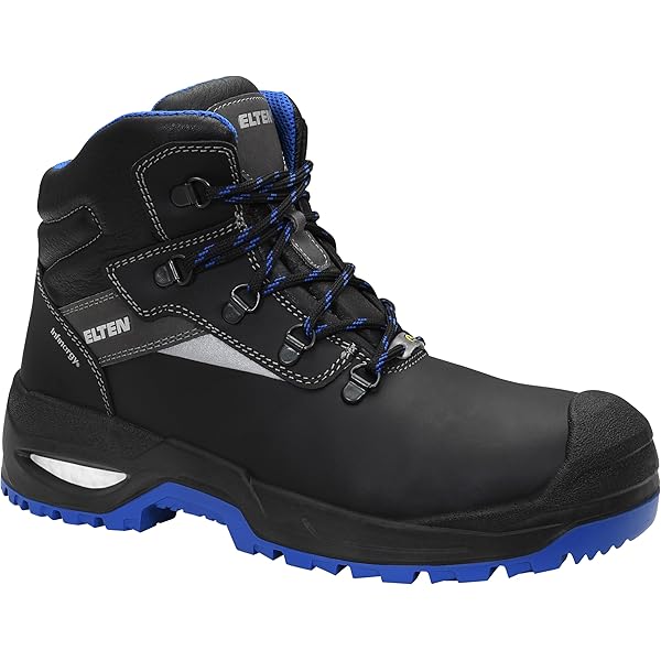 ELTEN ISAAK XXST BOA Chaussure de sécurité ESD S3S haute (noir/blanc