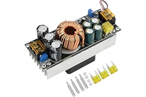 Aideepen Step Up Converter, 1800W 40A DC-DC Boost Converter, Konstantspannungs- und Konstantstrom-einstellbarer 14-85V bis 14-120V