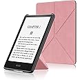 KINOFT Compatible with All New Kindle 6 inch Case 11th Generation 2022 Release, Lightweight Shell Foldable Cover with Auto Wake/Sleep & Multi-Viewing Angles for Kindle 2022 11th Gen e-Reader (Pink)