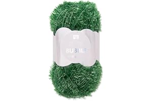 Frida's Wollhaus Rico Design Creative Bubble Laine éponge pour tricot et crochet - 50 g - 57 couleurs (019 - Sapin)