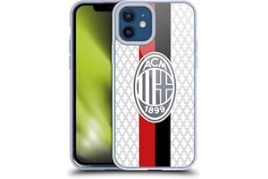 Head Case Designs Licenza Ufficiale AC Milan Away Kit per Stemma 2023/24 Custodia Cover in Morbido Gel Compatibile con Apple iPhone 12 / iPhone 12 PRO
