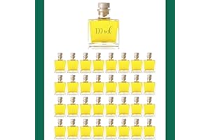 ESENCIA ANDALUSÍ Bottiglie Vuote di Vetro Quadrate 100 ml - per Liquore, Olio, Aceto - Con Sughero Sintetico Bianco (32 Pezzi)