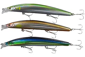 momolures - Bass lures Shining Minnow Shallow Line R50+SSR 120mm 16g Seabass Shore fishing R50 SSR