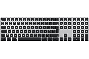 Apple Magic Keyboard avec Touch ID et pavé numérique : Bluetooth, Rechargeable. Compatible avec Les Ordinateurs Mac dotés d’U