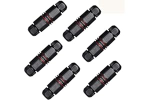 MCWDOIT Boîte de jonction, Doris Direct 6 pcs Boîte de Jonction IP65 Connecteur Étanche Connecteurs Boîtier Électrique Extérieur Ø 5,8-10mm