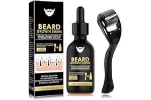 MRCUVARYAS Beard Grooming Kit For Men, Beard Growth Kit With Beard Derma roller & Beard Growth Serum, Beard Care Kit, Beard Kit For Men With Beard Roller For Growth & Beard Oil For Men Growth