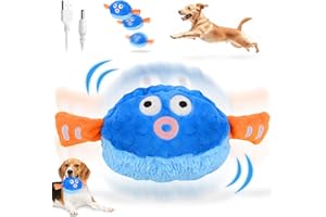xinrongda Interactive Dog Toys, Active Moving Dog Toy, Talking Moving Jumping Pig Dancing Ball, Talking Shake Bounce Boredom Toys, Washable Cartoon Plush Moving Dogs Balls For Pets Cat