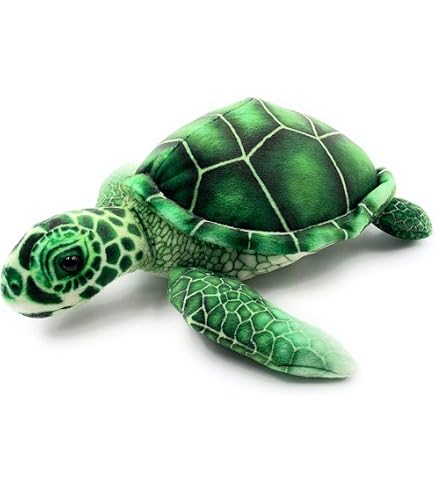 Ark Toys Plüsch-Schildkröte Mit Bohnen – Grünes Kuscheltier, 17 Cm, Für Kinder Ab 0 Jahren