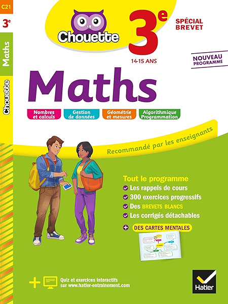 Maths 3e Special Brevet Cahier D Entrainement Et De Revision Chouette Entrainement College Ebook Bonnefond Gerard Daviaud Daniel Revranche Bernard Amazon Fr