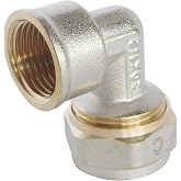 SOMATHERM FOR YOU - / 3764-20-15 - compression elbow for multilayer pipe &Oslash; 20 - Female 15/21 (1/2 '')