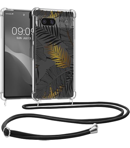 Coque Avec Cordon Pour Google Pixel 7A Mkej - Motif Cœur, Housse TPU Avec Lanière Réglable