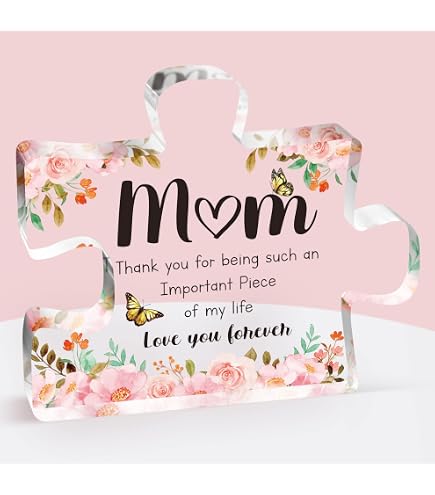 Gleevara Daughter Gifts From Mum On Christmas, Butterfly Shape Acrylic Plaque Gifts For Daughter On Birthday Graduation Valentines