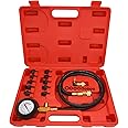 LEIMO Oil Pressure Tester Kit,0-140 PSI Engine Oil Pressure Tester Gauge Tool Kit for Cars ATVs Trucks Use.