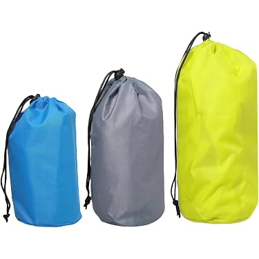 Sac De Rangement étanche Ghjkldha – 40x12x10cm, Cordon De Serrage, Léger 80g, 600D PU, Pour Camping, Bateau, Rando