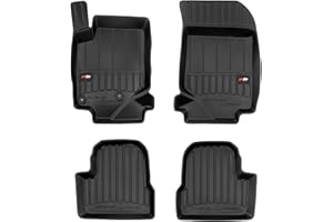 M MOTOS Tappetini in gomma per auto adatto per Opel Corsa F dal 2019 Migliorate il vostro comfort di viaggio con il tappetino antiscivolo per auto 3D.- Tappetini per auto per tutte le stagioni, protez