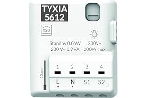 Delta Dore Tyxia 5612 Récepteur nanomodule pour gestion de deux points d'éclairages - 6351906