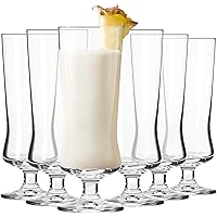 Krosno Pina Colada Cocktailgläser Longdrinkgläser | Set von 6 | 300 ML | Avant-Garde Kollektion | Perfekt für Zuhause…