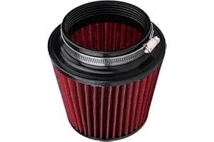 Esenlong Filtre à air conique universel pour modification de voiture - Entrée d'air - 100 mm