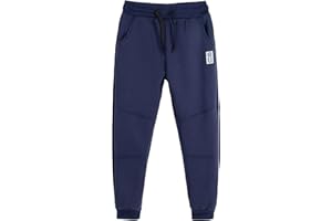 YOUNGSOUL Jungen Sporthose Gefütterte Jogginghose Kinder Sweathose Thermo Hose