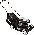 DELTAFOX Benzin Rasenmäher - 4-Takt Motor RATO RV125-127,1 cm³ Hubraum - 400 mm Schnittbreite - 40l Grasfangsack - 0,8 l Benzintank
