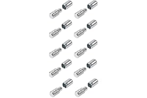 cyclingcolors 10 x möbelkontakter metall styrstift anslutningsstift för känsliga bord och utdragsbord