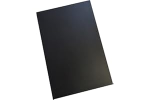 DEVELORY Płyta z tworzywa sztucznego, czarna, 200 x 300 mm, grubość 0,5 mm, bez warstwy klejącej – Materiał: guma, tworzywo sztuczne, kauczuk komórkowy, silikon. Grubość: 1 – 20 mm – z lub bez warstwy klejącej – majsterkowanie, modelarstwo, winietki na stół
