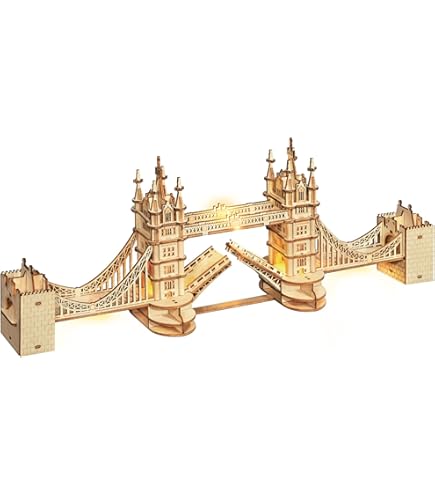 3D Holzpuzzle Big Ben Mit Uhr - 35cm London Modellbausatz Für Erwachsene