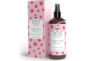 BELLY OUR MUTUAL FRIEND Belly Chew Stop Dog Spray - An Anti Chew Spray For Puppies & Dog Training - Bitter Apple Dog Spray to Stop Dogs Chewing Furniture, Shoes & More - Puppy Aid Training Spray & Dog Correction Spray 250ml
